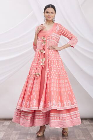anarkali jacket design