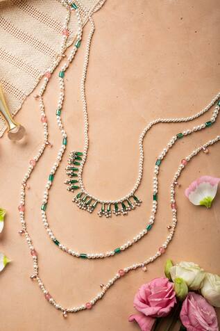 Amama Bead Multi-Layer Necklace
