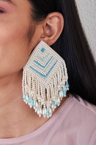 Amama Pearl Dangler Earrings