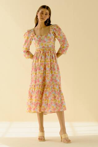 Pozruh by Aiman Everley Tie-Back Dress