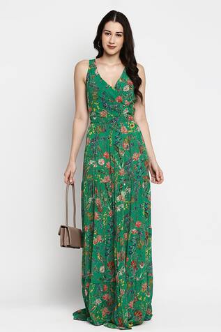 Gaya Mallow Floral Print Dress