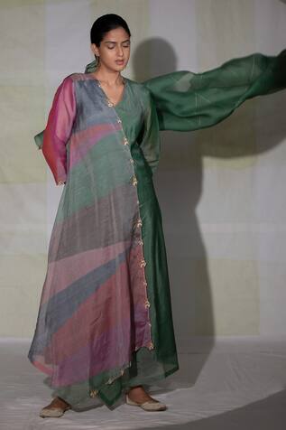 Deepthee Asymmetric Kurta Set