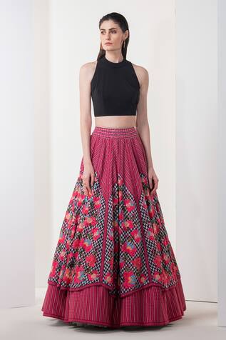 Namrata Joshipura Azalea Layered Skirt & Top Set