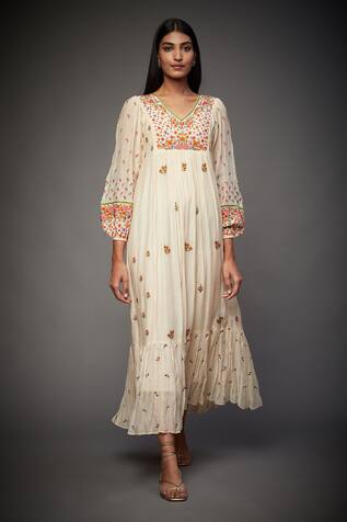 RI.Ritu Kumar Chanderi Silk Dress