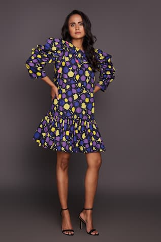 Deepika Arora Cotton Printed Short Dress