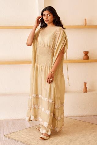 The Right Cut Madonna Chanderi Silk Kaftan