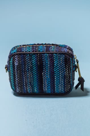 Swarang Designs Chindi Handwoven Belt Bag