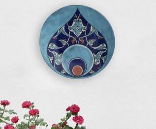 The Quirk India Turkish Moroccan Tile Decorative Wall Plate