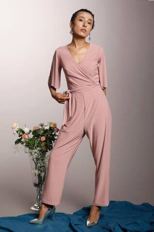 Couche Front Tie-Up Jumpsuit