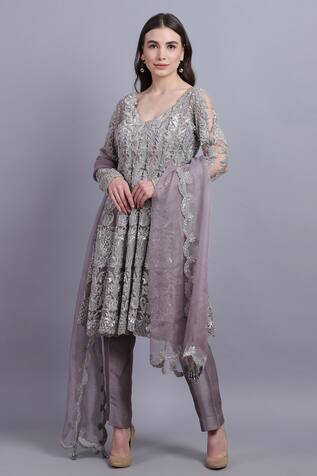 Asira Sarah Embroidered Anarkali Set