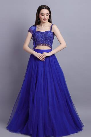 Asira Elise Lehenga & Embroidered Blouse Set