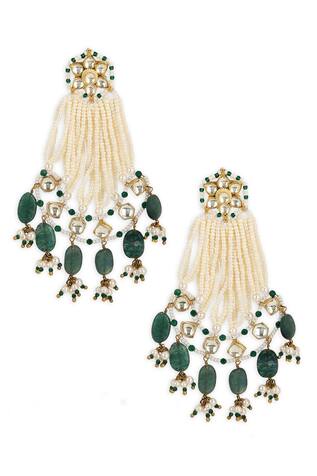Heer-House Of Jewellery Passa Ahmedabadi Chandbali Earrings