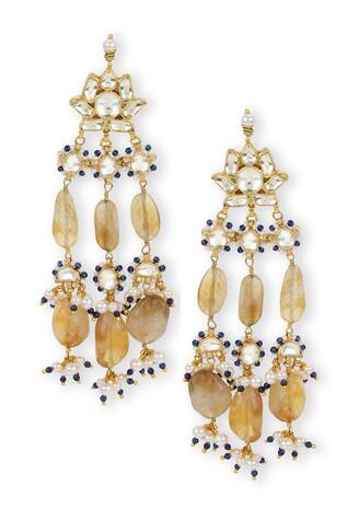 Heer-House Of Jewellery Amber Ahmedabadi Earrings