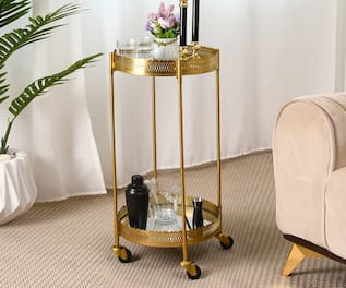 Mason Home Mehrauli Round Trolley