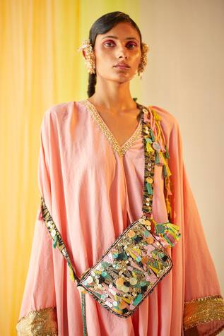 Priyanka Singh Sequin Embroidered Sling Bag 