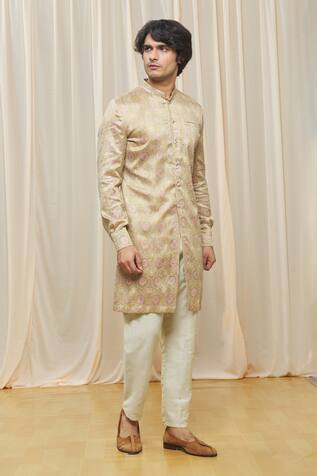 Gaurav Katta Cotton Silk Pyjama