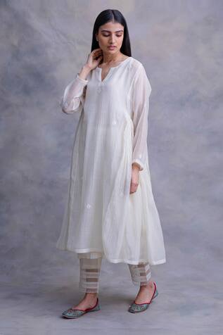 Chandbari Chanderi Kurta & Pant Set