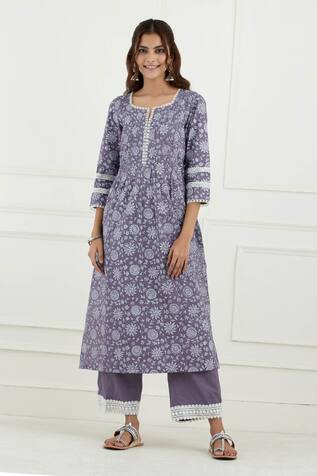 Tashee Floral Print Kurta & Pant Set