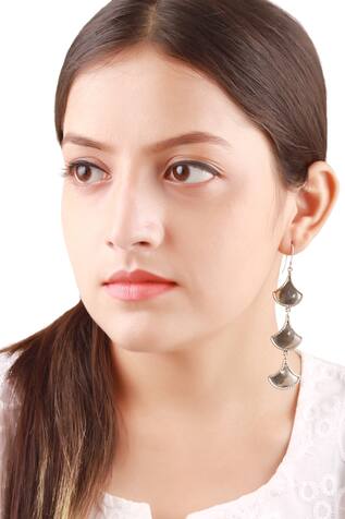 Sangeeta Boochra Handcrafted Tiered Long Earrings
