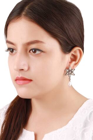 Sangeeta Boochra Floral Top Earrings