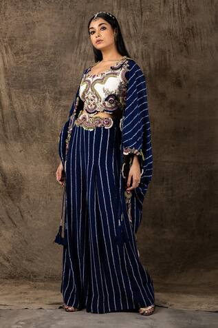 Nupur Kanoi Bandhani Print Cape Pant Set