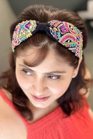 Payal Singhal Tallulah Embroidered Headband 