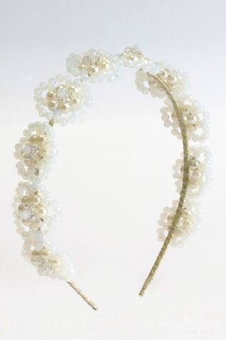 Choko Blossoming Pearl Work Hairband 