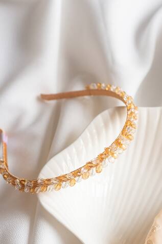 Choko Bloom Crystal Work Hair Band