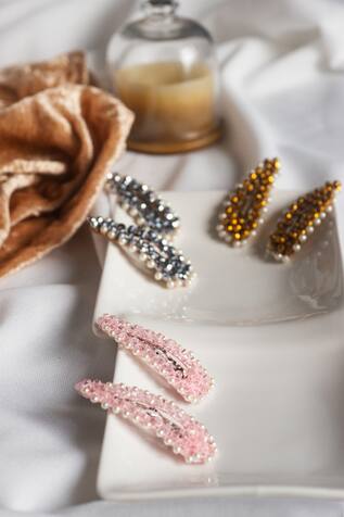 Choko Gravel Gem Hair Clips (Set of 2)