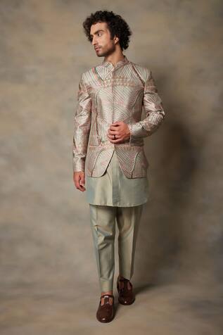 Gargee Designers Embroidered Bandhgala & Kurta Set