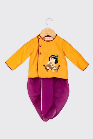 Minikin Embroidered Kurta Set