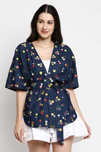 Gaya Embroidered cotton jacket