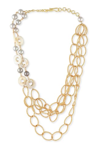 Ahaanya Layered Chain Link Necklace