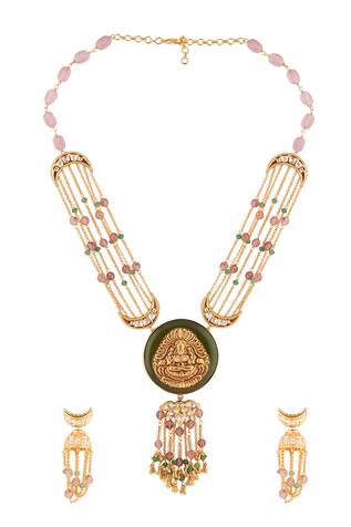 Joules by Radhika Temple Pendant Necklace Set