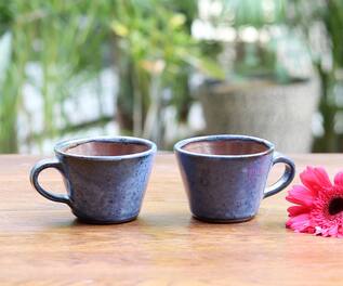 Nakshikathaa - Homeware V Shaped Cups (Set of 2)