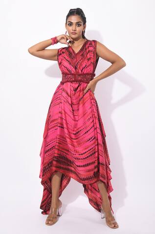 K.Anshika Shibori Print Dress
