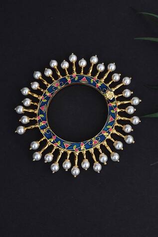 Swabhimann Jewellery Pearl Detail Kada