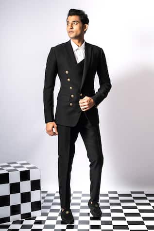 Aashiana Diagonal Cut Suit & Pant Set