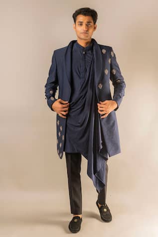 Aashiana Embroidered Jacket & Pant Set