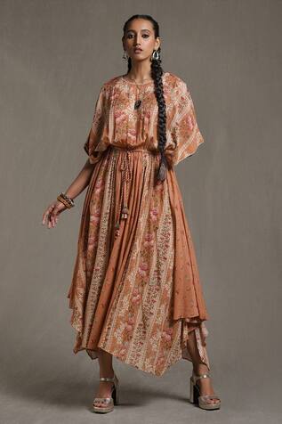 Ritu Kumar Floral Print Kaftan Dress