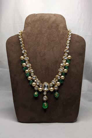 Vinanti Manji Designer Jewellery Stone Embellished Necklace
