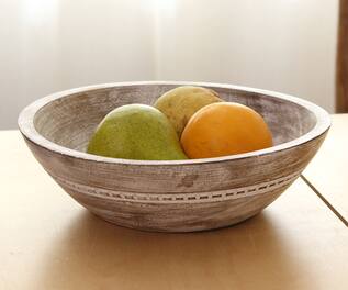 House This Shankh Wood Bowl