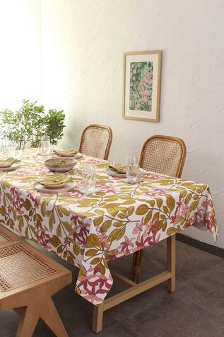 House This Moringa Floral Print Table Cover