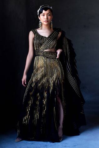 Geisha Designs Noemie Saree Gown