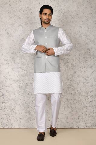 Khwaab by Sanjana Lakhani Button Down Bundi