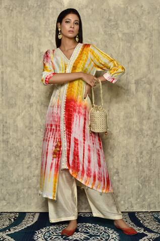 Khwaab by Sanjana Lakhani Shibori Kurta & Palazzo Set