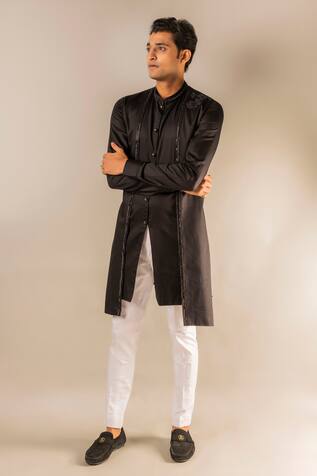 Aashiana Layered Jacket Kurta & Pant Set