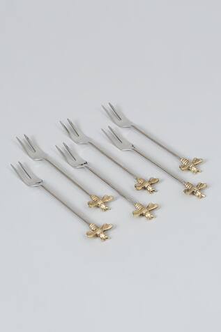 Assemblage Buzzy Bee Fruit Forks (Set of 6)