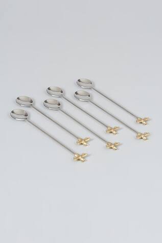 Assemblage Buzzy Bee Cocktail Stirrer Spoons (Set of 6)