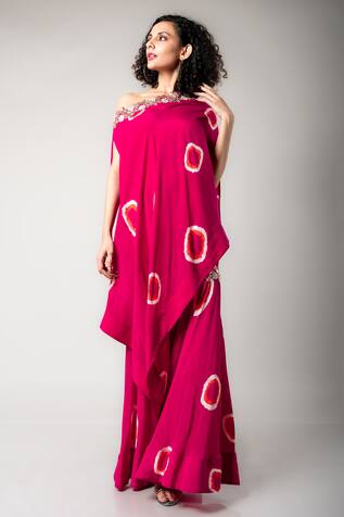 Nupur Kanoi Tie-Dye Cape & Gharara Set